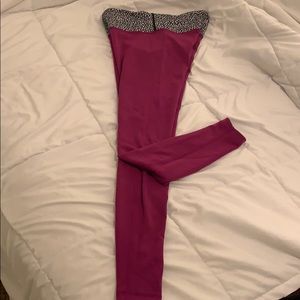 Lululemon reversible wunder under leggings